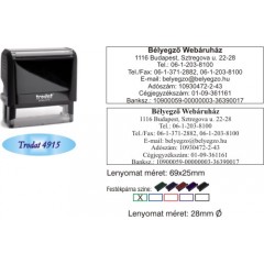 Trodat Printy 4915 bélyegző Trodat Printy 4915 bélyegző